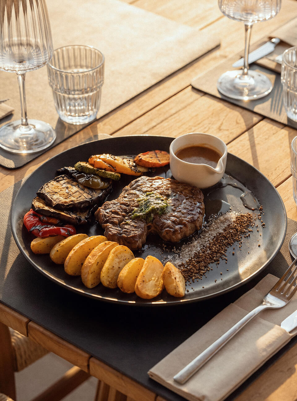 Enjoy brunch or dinner at Novel Mykonos